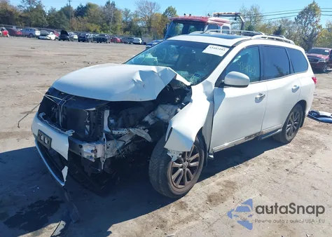 2014 Nissan Pathfinder Sl из США, поврежденный, VIN 5N1AR2MM6EC701937